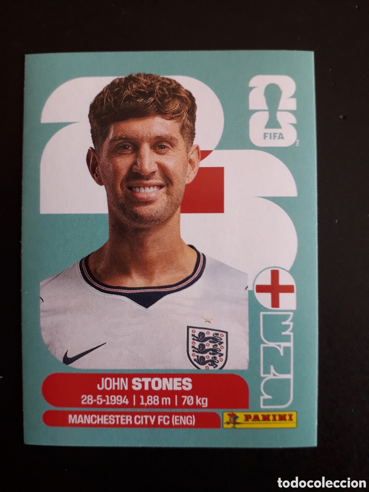 Cromos de f&uacute;tbol: STONES INGLATERRA ENG 3 MUNDIAL F&Uacute;TBOL 2026 FIFA WORLD CUP PANINI SIN PEGAR PEDIDO M&Iacute;NIMO 3&euro;