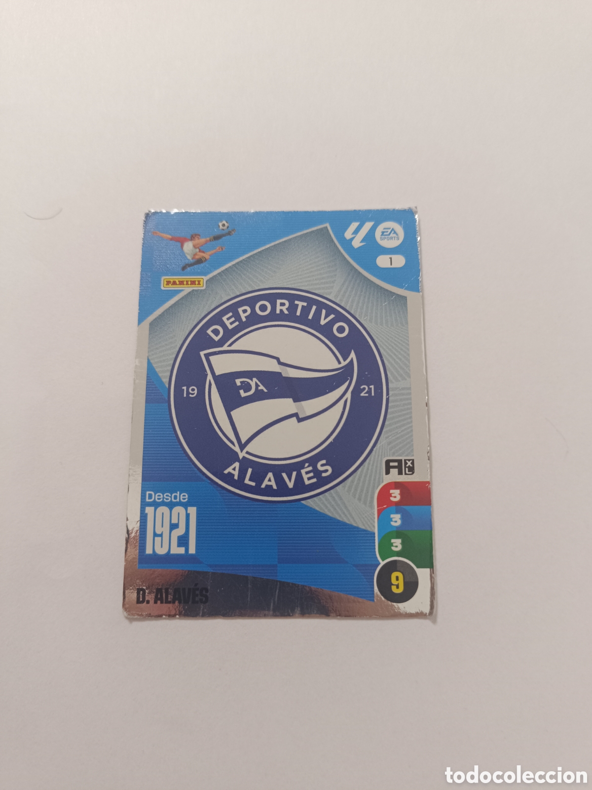 Cromos de f&uacute;tbol: Adrenalyn 24-25 alav&eacute;s 1 escudo