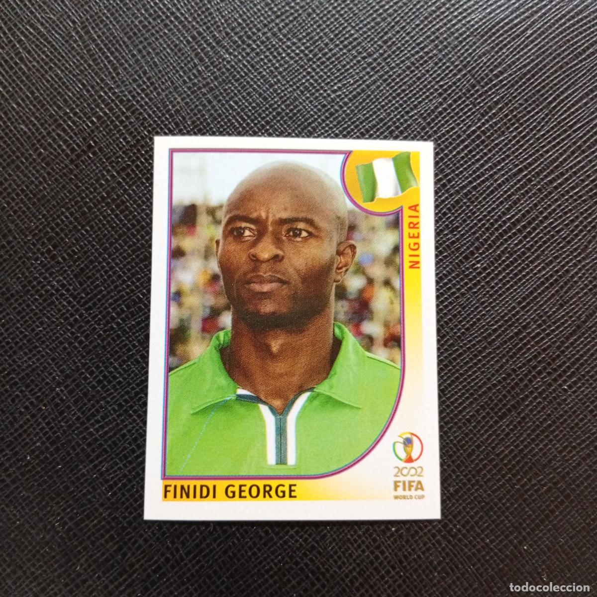 Cromos de f&uacute;tbol: 416 FINIDI GEORGE NIGERIA PANINI 2002 MUNDIAL KOREA FUTBOL 02 CROMO - SIN PEGAR - A59 PG325