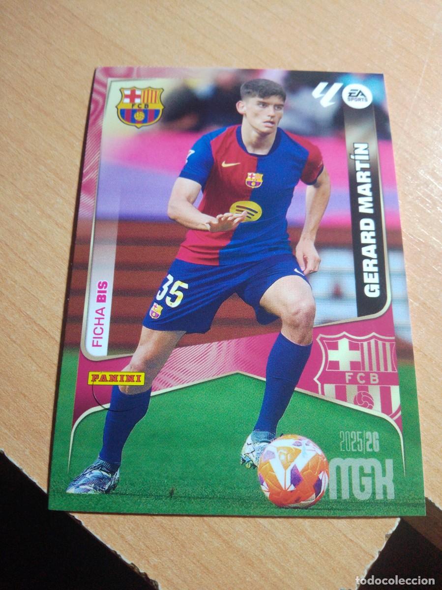 Cromos de f&uacute;tbol: 80 BIS GERARD MARTIN DEL BARCELONA 25 26 MGK 2025 2026 MEGACRACKS NUEVO