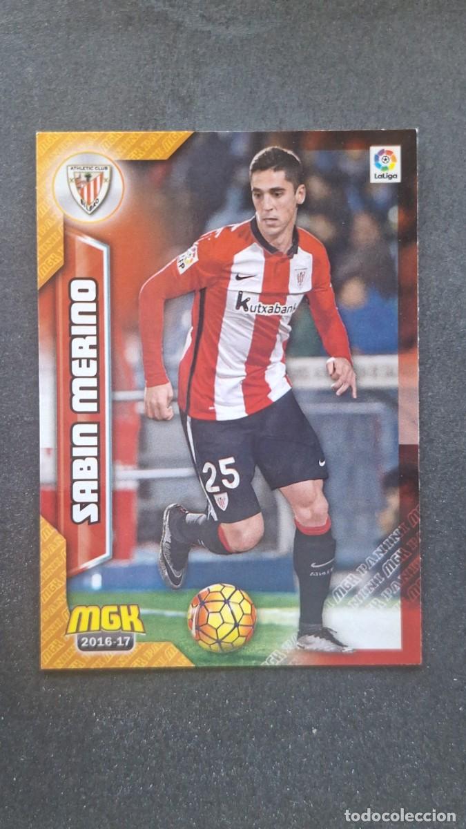 Cromos de f&uacute;tbol: L1 SABIN MERINO ATHLETIC CLUB DE BILBAO 48 PANINI MEGACRACKS 2016 2017 16 17
