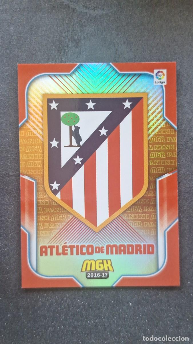 Cromos de f&uacute;tbol: L1 ESCUDO ATLETICO DE MADRID 55 PANINI MEGACRACKS 2016 2017 16 17