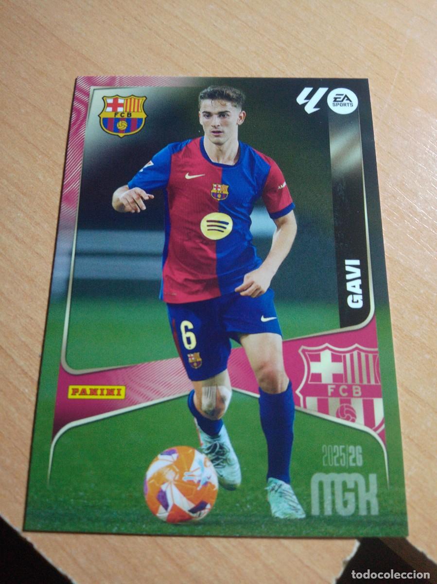 Cromos de f&uacute;tbol: 85 GAVI DEL BARCELONA 25 26 MGK 2025 2026 MEGACRACKS NUEVO