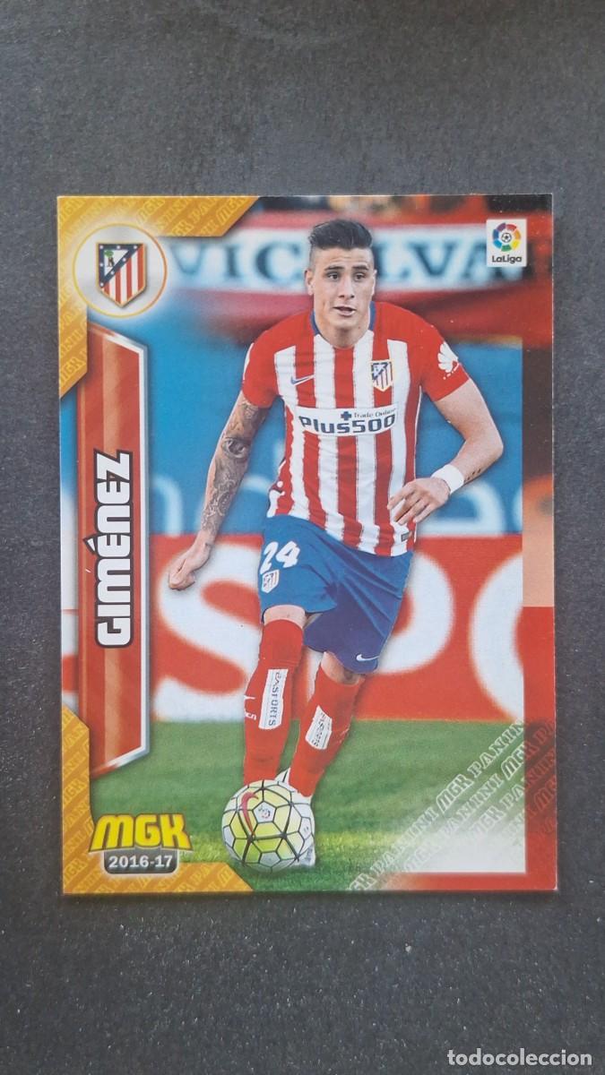 Cromos de f&uacute;tbol: L1 GIMENEZ ATLETICO DE MADRID 60 PANINI MEGACRACKS 2016 2017 16 17