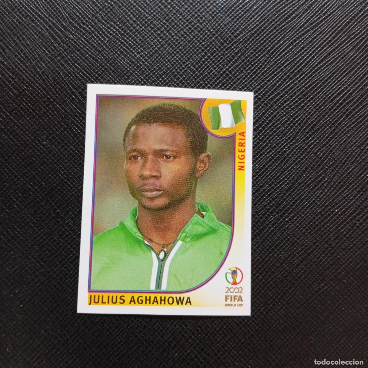 Cromos de f&uacute;tbol: 420 JULIUS AGHAHOWA NIGERIA PANINI 2002 MUNDIAL KOREA FUTBOL 02 CROMO - SIN PEGAR - A59 PG325
