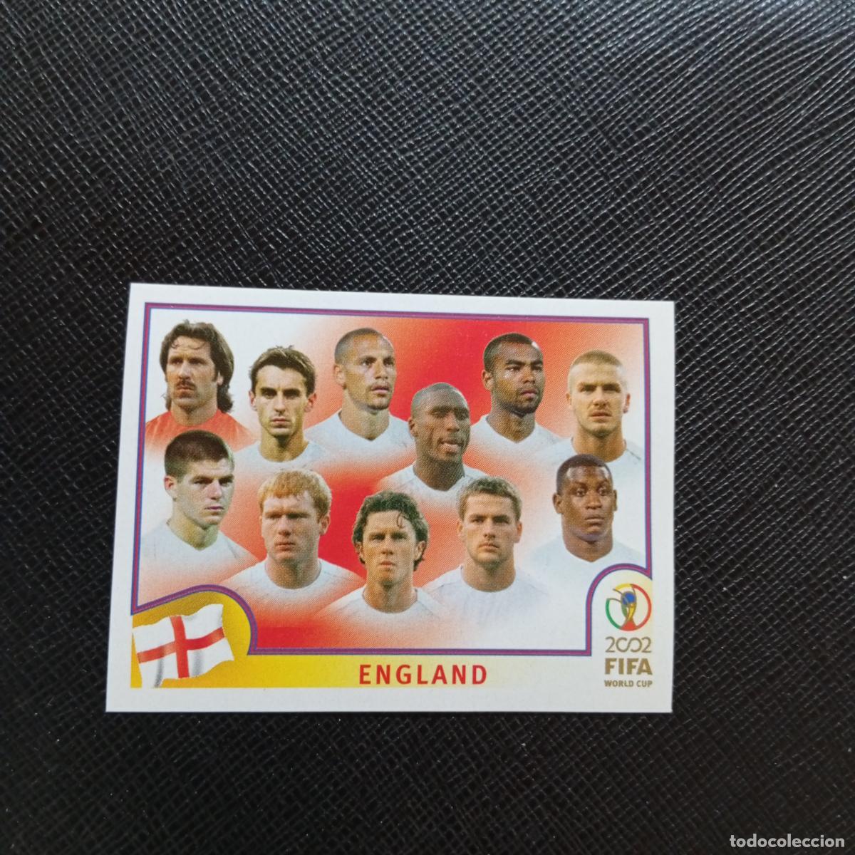 Cromos de f&uacute;tbol: 421 ALINEACION INGLATERRA PANINI 2002 MUNDIAL KOREA FUTBOL 02 CROMO - SIN PEGAR - A59 PG325