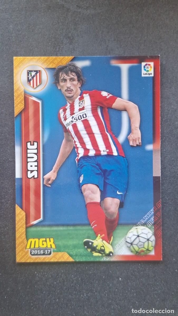 Cromos de f&uacute;tbol: L1 SAVIC ATLETICO DE MADRID 62 PANINI MEGACRACKS 2016 2017 16 17