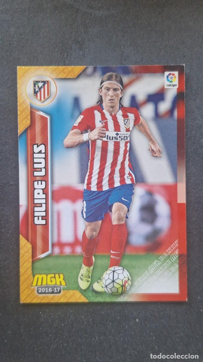 Cromos de f&uacute;tbol: L1 FILIPE LUIS ATLETICO DE MADRID 64 PANINI MEGACRACKS 2016 2017 16 17