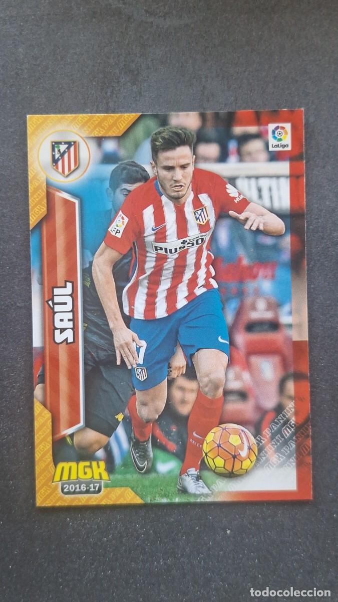 Cartes &agrave; collectionner de Football: L1 SAUL ATLETICO DE MADRID 70 PANINI MEGACRACKS 2016 2017 16 17