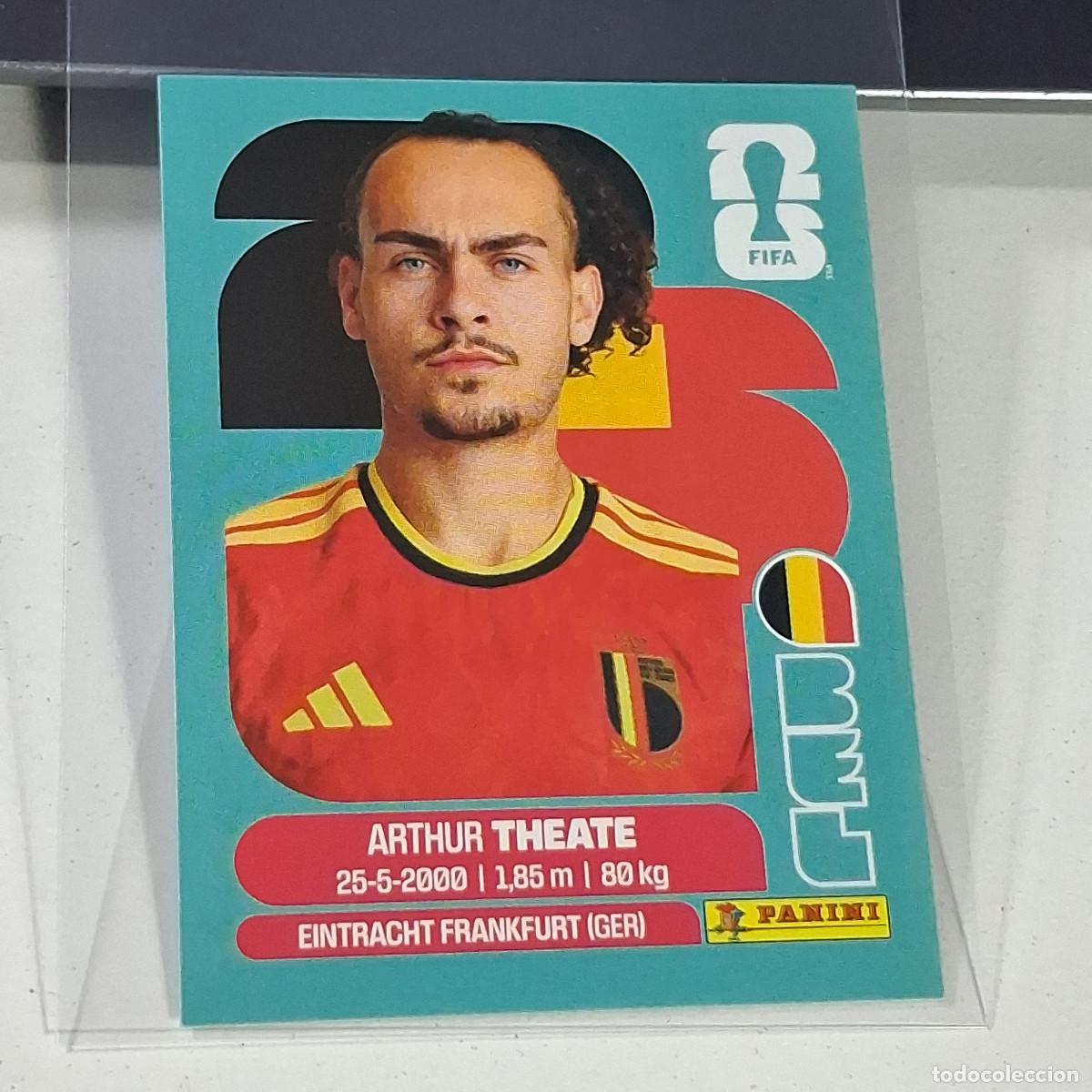 Football Stickers: B33 BEL 3 BEL3 ARTHUR THEATE BELGICA BELGIUM MUNDIAL FIFA WORLD CUP 2026 STICKER PANINI
