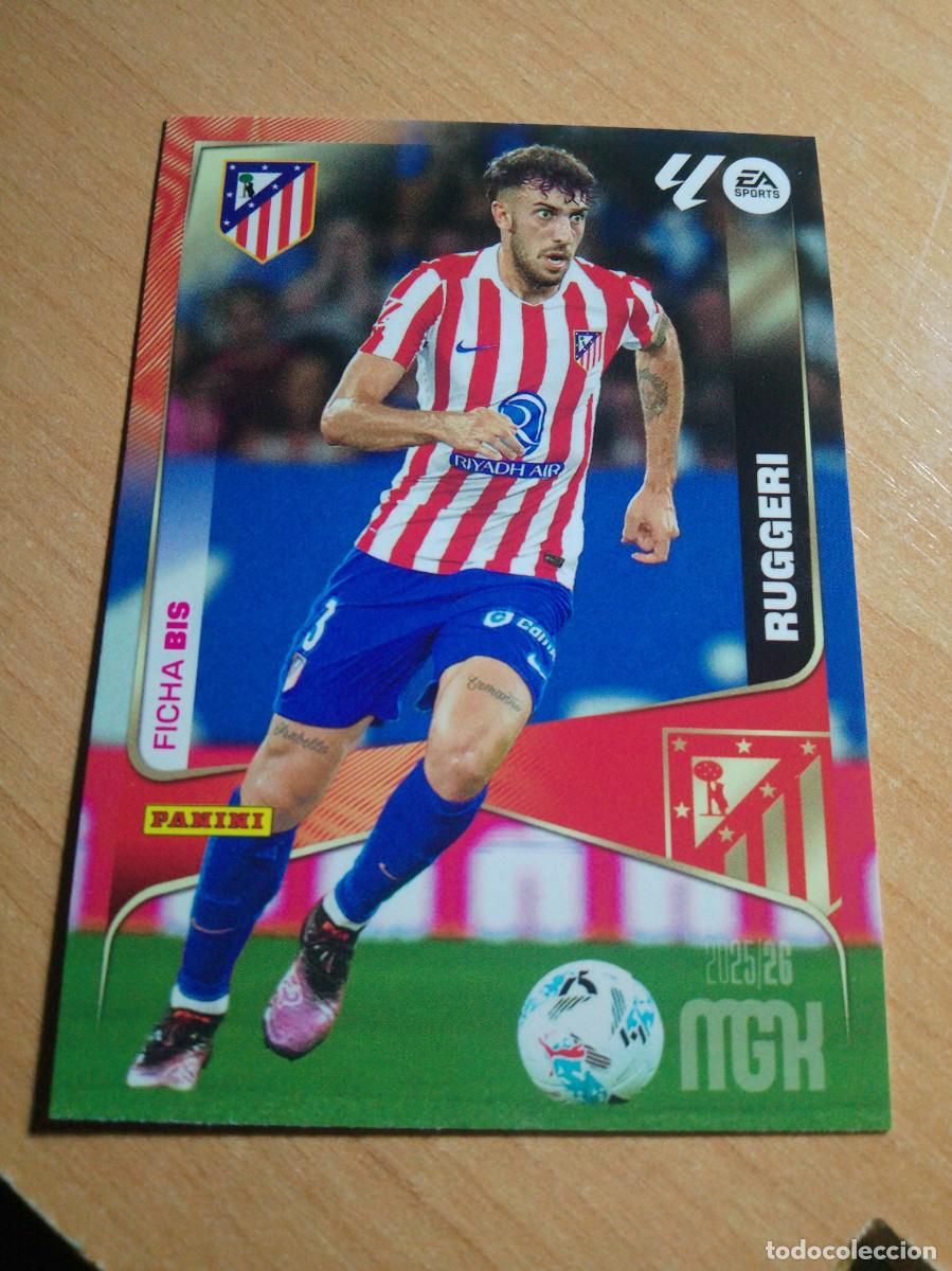 Football Stickers: 62 BIS RUGGERI DEL ATLETICO DE MADRID 25 26 MGK 2025 2026 MEGACRACKS NUEVO