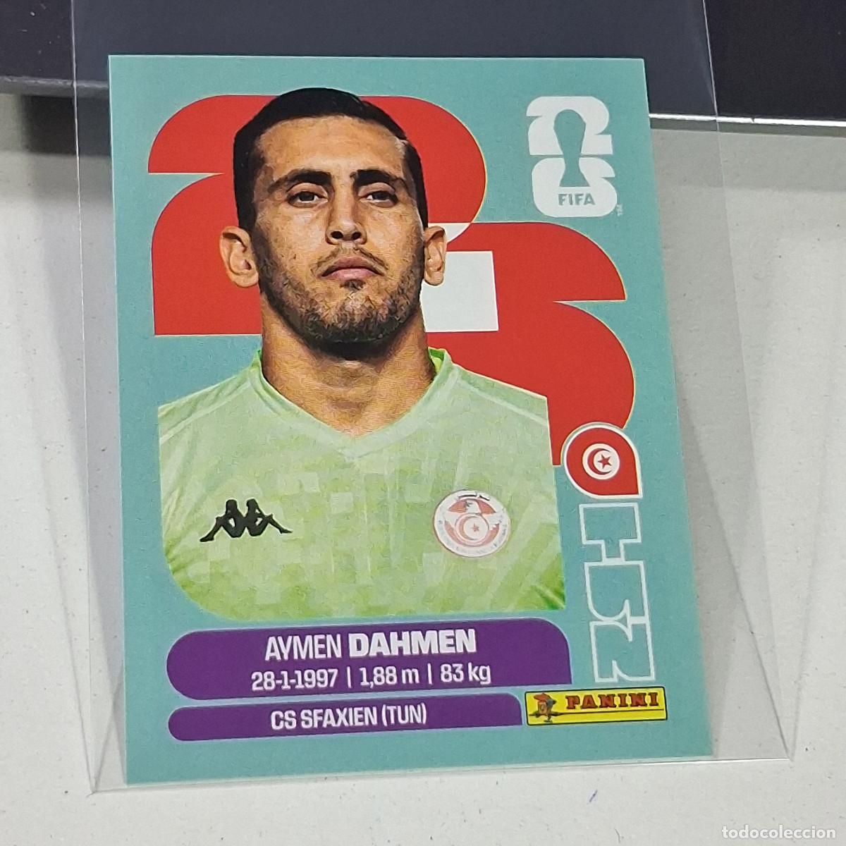 Football Stickers: B33 TUN 3 TUN3 AYMEN DAHMEN T&Uacute;NEZ TUNISIA TUN MUNDIAL FIFA WORLD CUP 2026 STICKER PANINI