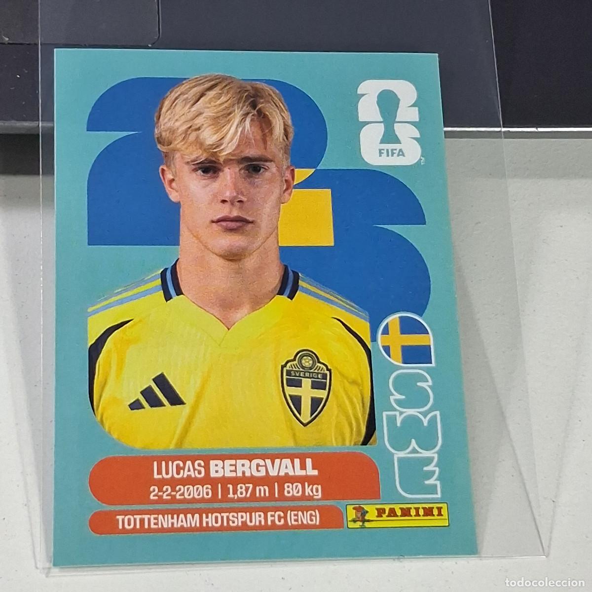Cromos de f&uacute;tbol: B33 SWE8 LUCAS BERGVALL 8 SUECIA SWEDEN SWE MUNDIAL FIFA WORLD CUP 2026 STICKER PANINI