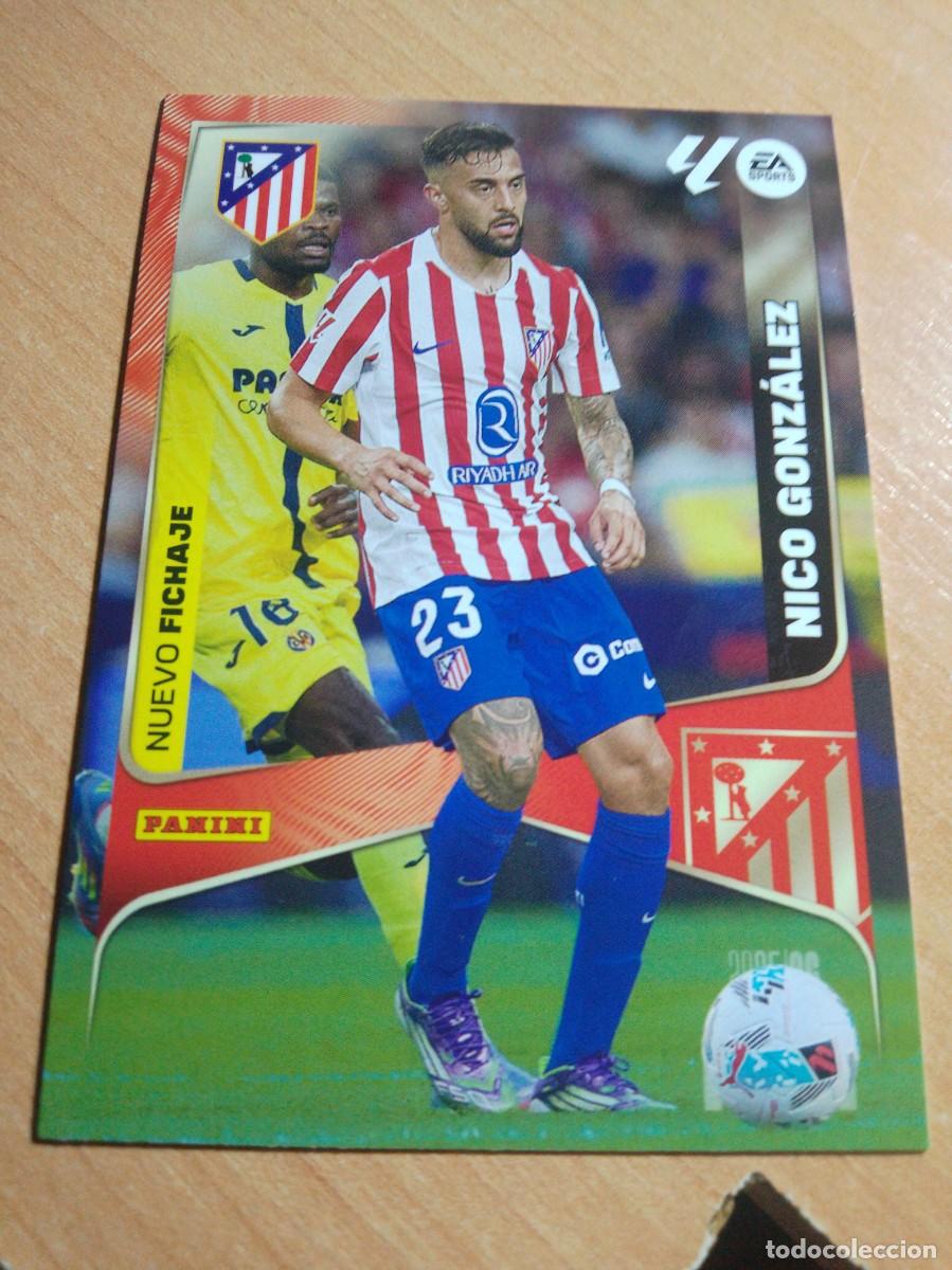 Cromos de f&uacute;tbol: 504 NICO GONZALEZ NUEVO FICHAJE DEL ATLETICO DE MADRID 25 26 MGK 2025 2026 MEGACRACKS NUEVO