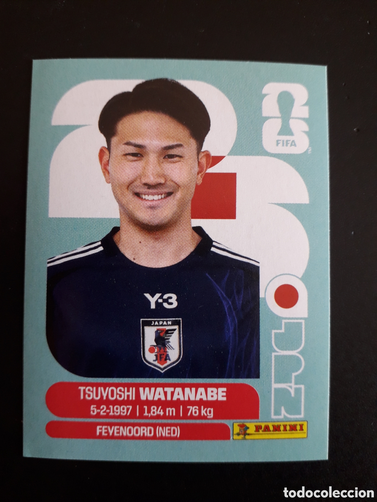 Cromos de f&uacute;tbol: WATANABE JAP&Oacute;N JPN 7 MUNDIAL F&Uacute;TBOL 2026 FIFA WORLD CUP PANINI SIN PEGAR PEDIDO M&Iacute;NIMO 3&euro;.