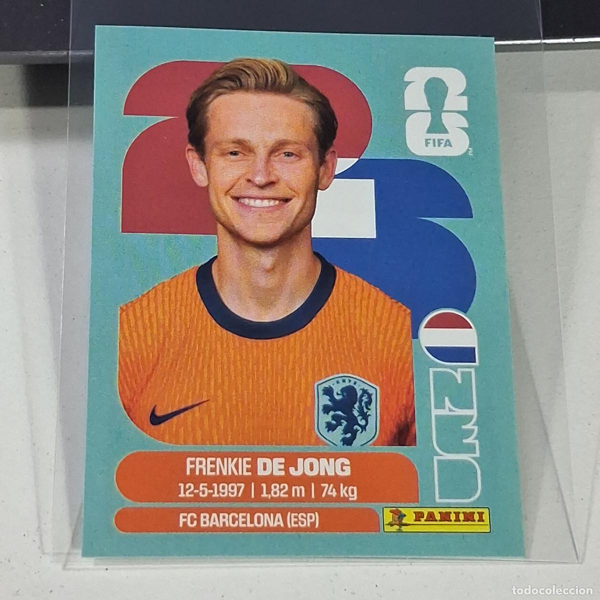 Cromos de f&uacute;tbol: B33 NED14 FRENKIE DE JONG 14 PA&Iacute;SES BAJOS HOLANDA NED MUNDIAL FIFA WORLD CUP 2026 STICKER PANINI