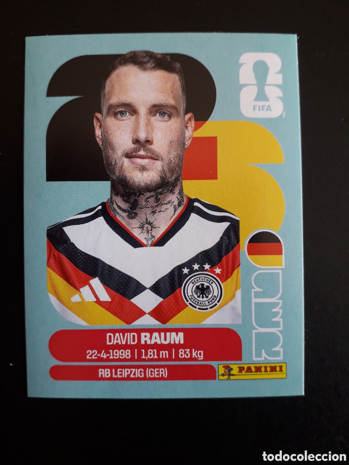 Cromos de f&uacute;tbol: RAUM ALEMANIA GER 4 MUNDIAL F&Uacute;TBOL 2026 FIFA WORLD CUP PANINI SIN PEGAR PEDIDO M&Iacute;NIMO 3&euro;