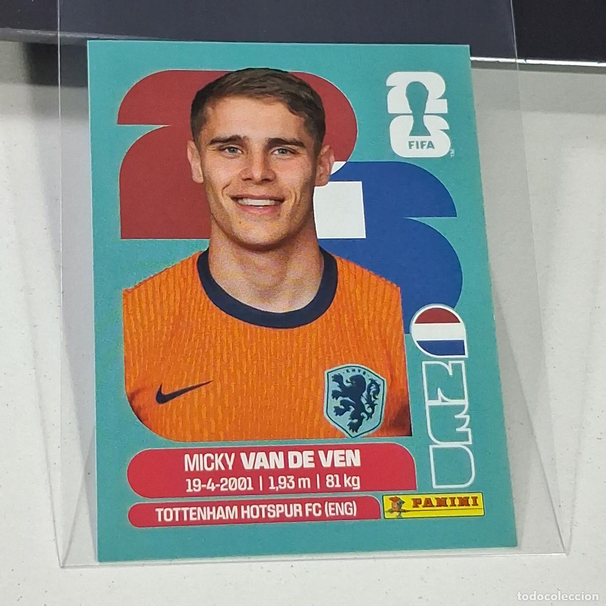 Cromos de f&uacute;tbol: B33 NED4 MICKY VAN DE VEN 4 PA&Iacute;SES BAJOS HOLANDA NED MUNDIAL FIFA WORLD CUP 2026 STICKER PANINI