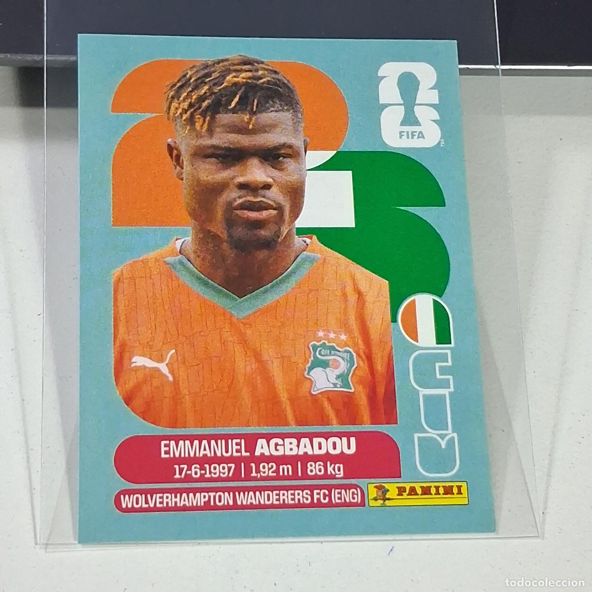 Cromos de f&uacute;tbol: B33 CIV 8 CIV8 EMMANUEL AGBADOU COSTA DE IVORY COAST MUNDIAL FIFA WORLD CUP 2026 STICKER PANINI