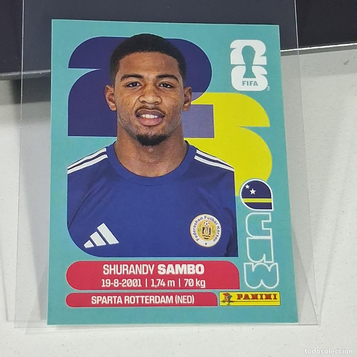 Cromos de f&uacute;tbol: B33 CUW8 SHURANDY SAMBO 8 CURAZAO CURA&Ccedil;AO MUNDIAL FIFA WORLD CUP 2026 STICKER PANINI