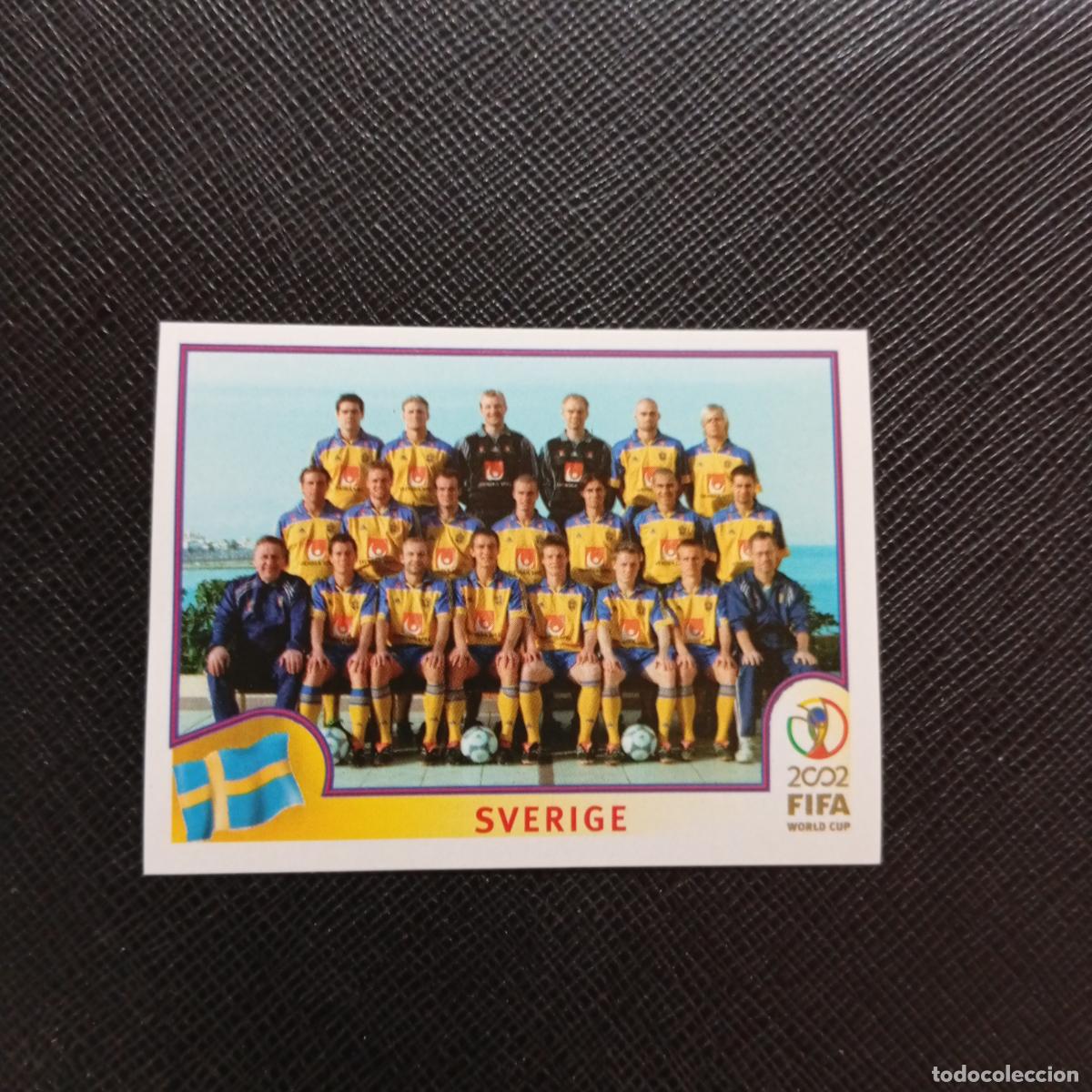 Cromos de f&uacute;tbol: 439 PLANTILLA SUECIA PANINI 2002 MUNDIAL KOREA FUTBOL 02 CROMO - SIN PEGAR - A59 PG370