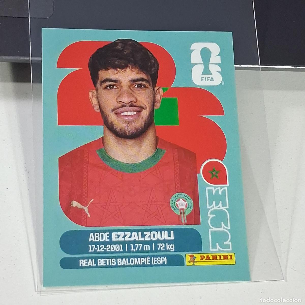 Cromos de f&uacute;tbol: B33 MAR 17 MAR17 ABDE EZZALZOULI MARRUECOS MOROCCO MAR MUNDIAL FIFA WORLD CUP 2026 STICKER PANINI