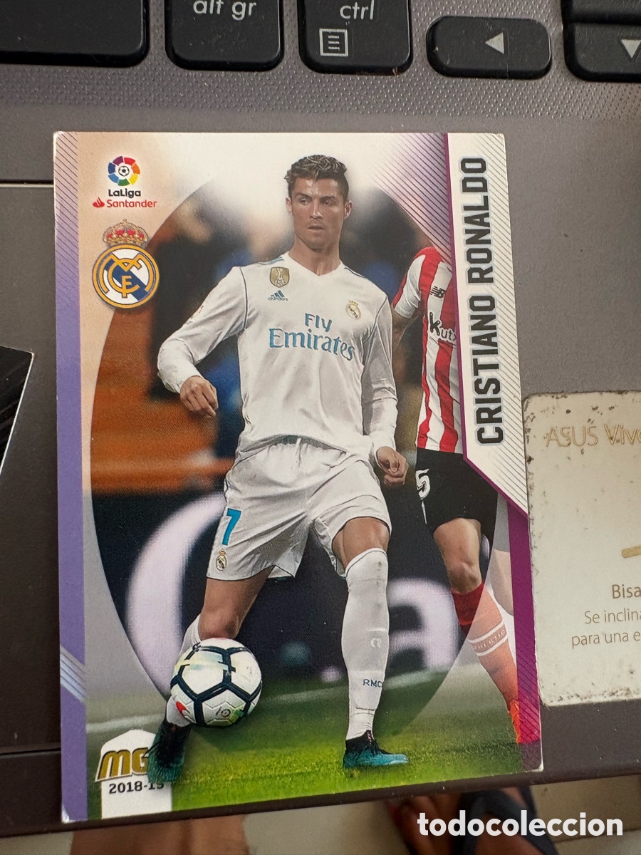 Fu&szlig;ball-Sticker: 372 CRISTIANO RONALDO REAL MADRID MEGACRACKS 2018 2019 18 19 MGK LALIGA SANTANDER