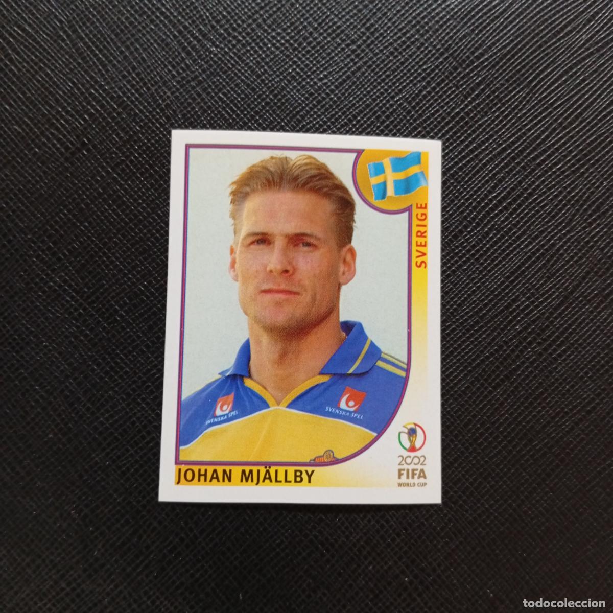 Fu&szlig;ball-Sticker: 444 JOHAN MJALLBY SUECIA PANINI 2002 MUNDIAL KOREA FUTBOL 02 CROMO - SIN PEGAR - A59 PG388