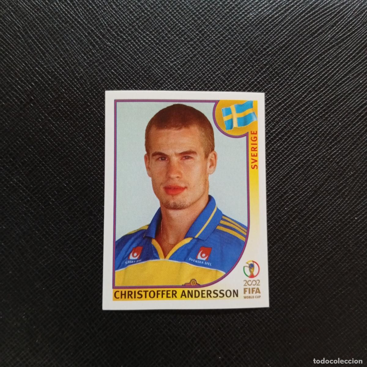 Cromos de f&uacute;tbol: 445 CHRISTOFFER ANDERSSON SUECIA PANINI 2002 MUNDIAL KOREA FUTBOL 02 CROMO - SIN PEGAR - A59 PG388