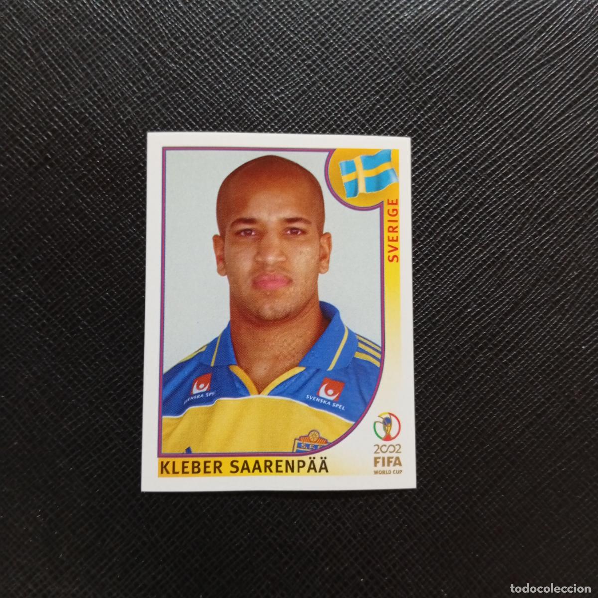 Cromos de f&uacute;tbol: 446 KLEBER SAARENPAA SUECIA PANINI 2002 MUNDIAL KOREA FUTBOL 02 CROMO - SIN PEGAR - A59 PG388