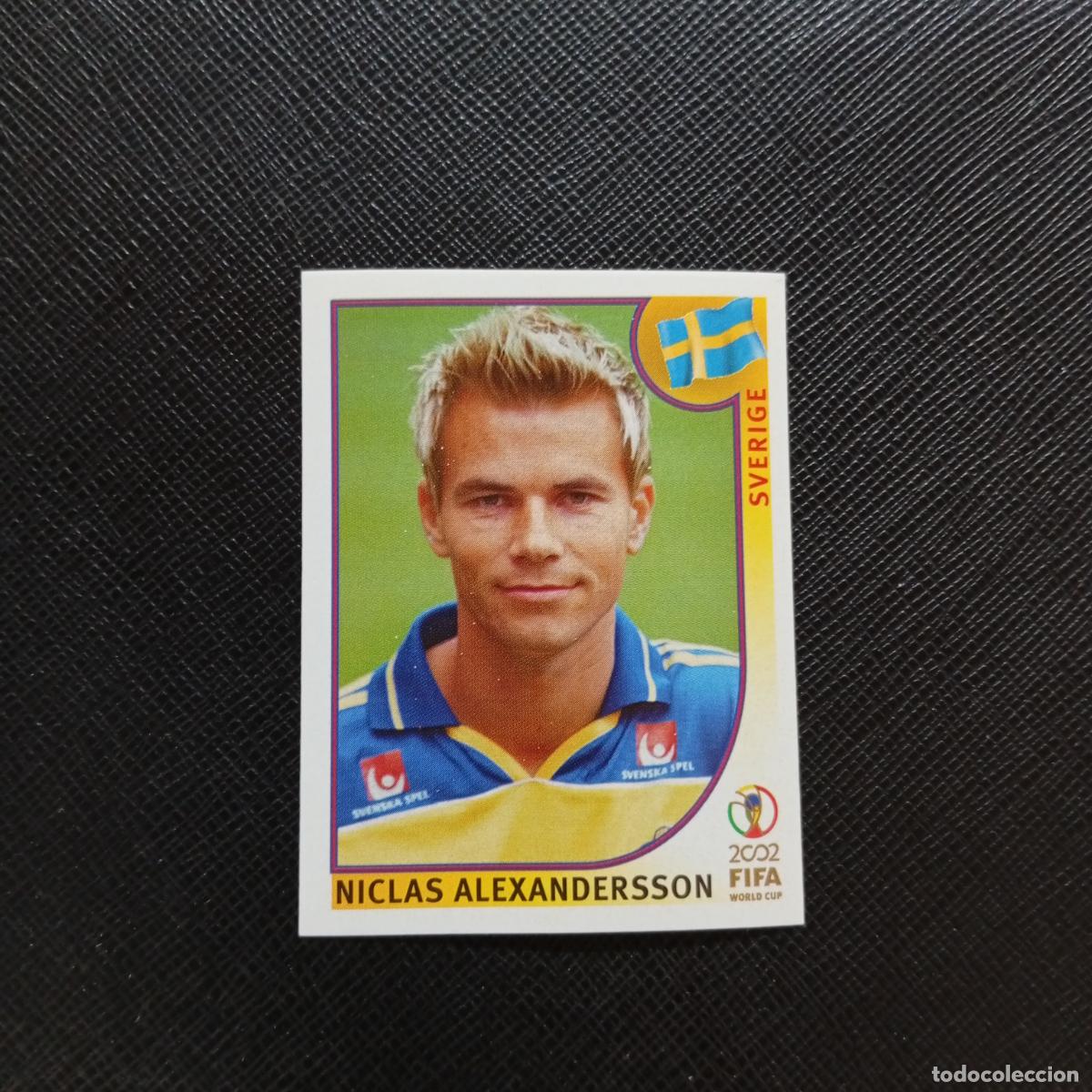 Cromos de f&uacute;tbol: 447 NICLAS ALEXANDERSSON SUECIA PANINI 2002 MUNDIAL KOREA FUTBOL 02 CROMO - SIN PEGAR - A59 PG388