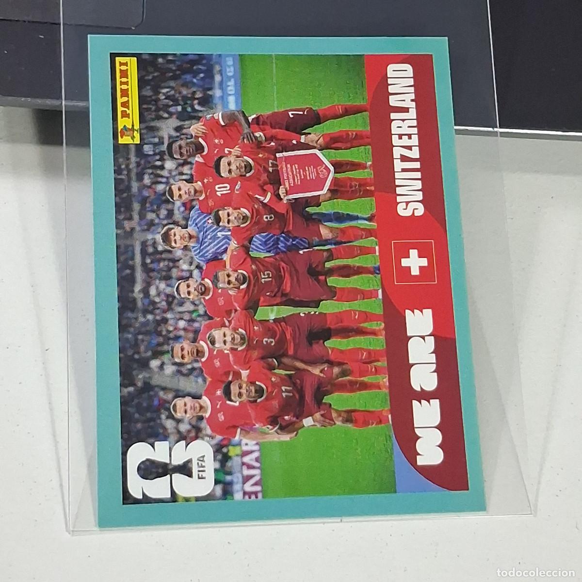Cromos de f&uacute;tbol: B33 SUI 13 SUI13 PLANTILLA EQUIPO SUIZA SUI SWITZERLAND MUNDIAL FIFA WORLD CUP 2026 STICKER PANINI