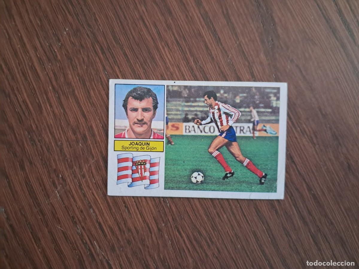 Cromos de f&uacute;tbol: cromo de futbol, edic. Este, liga 82-83, Joaqu&iacute;n, Sporting de Gij&oacute;n. sin pegar