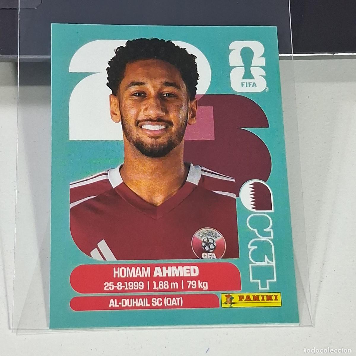 Cromos de f&uacute;tbol: B33 QAT 5 QAT5 HOMAM AHMED QATAR CATAR QAT MUNDIAL FIFA WORLD CUP 2026 STICKER PANINI