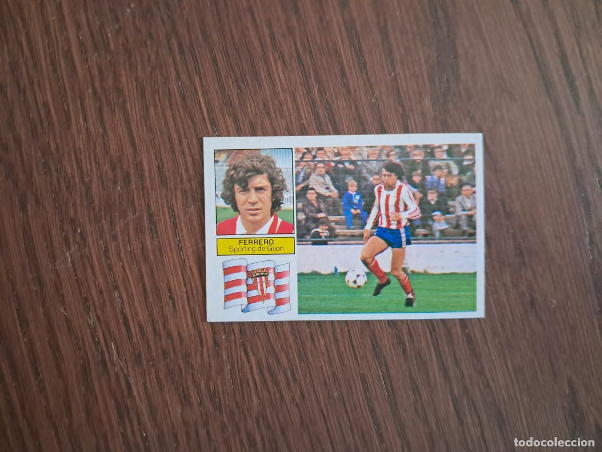 Cromos de f&uacute;tbol: cromo de futbol, edic. Este, liga 82-83, Ferrero, Sporting de Gij&oacute;n. sin pegar