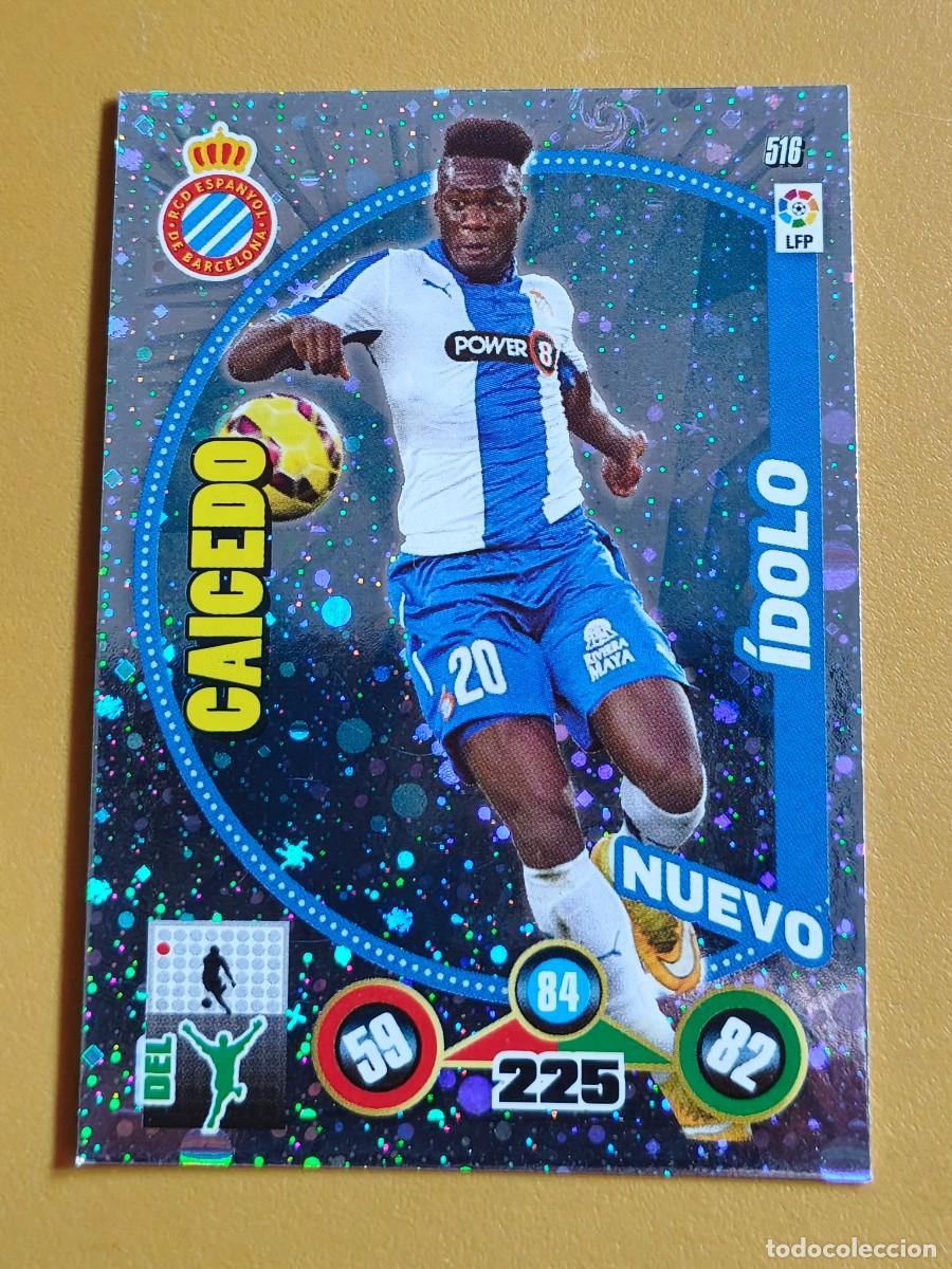 Cromos de f&uacute;tbol: caicedo. 2014 15 nuevo idolo