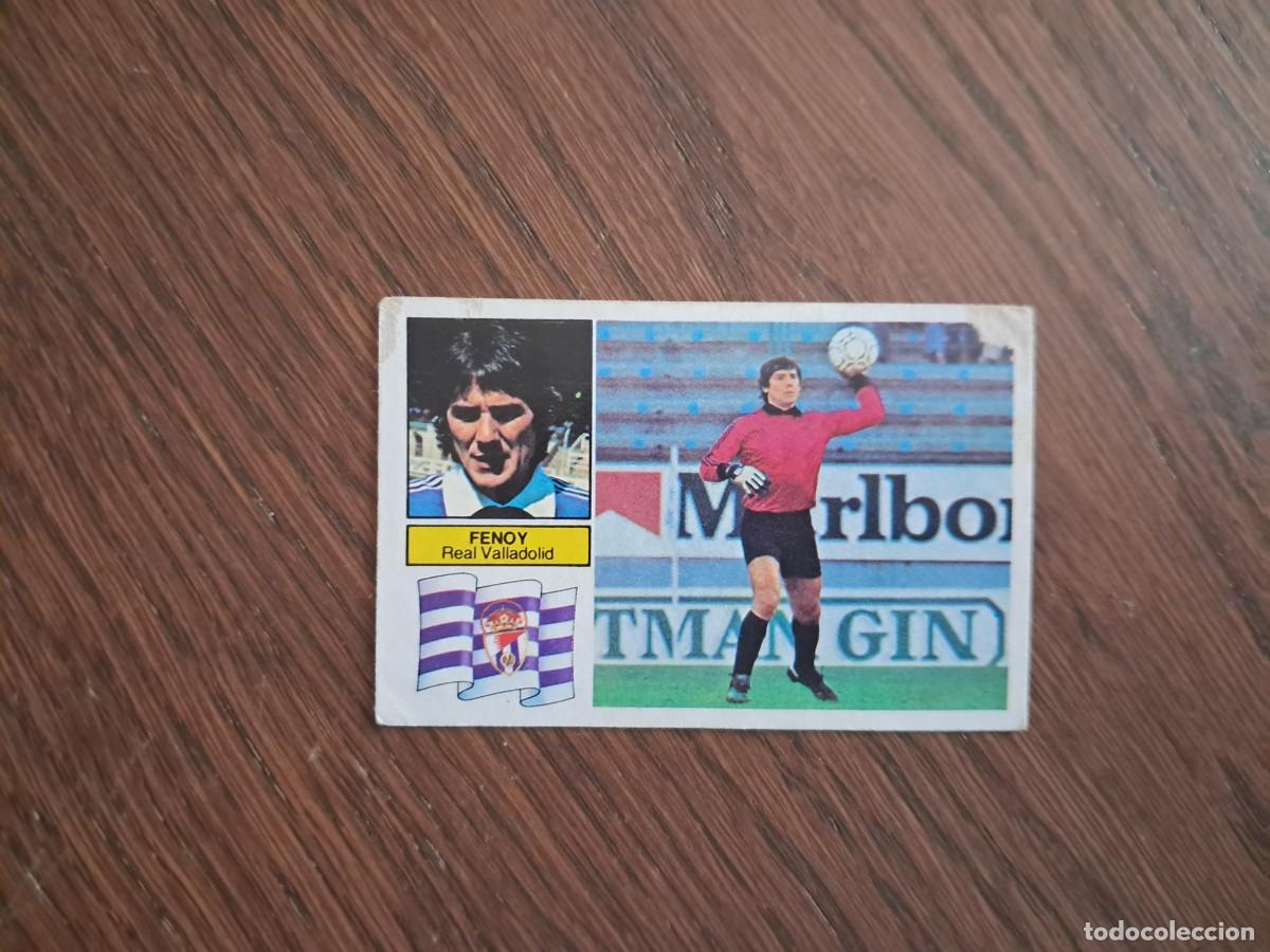 Cromos de f&uacute;tbol: cromo de futbol, edic. Este, liga 82-83, Fenoy, Real Valladolid. sin pegar