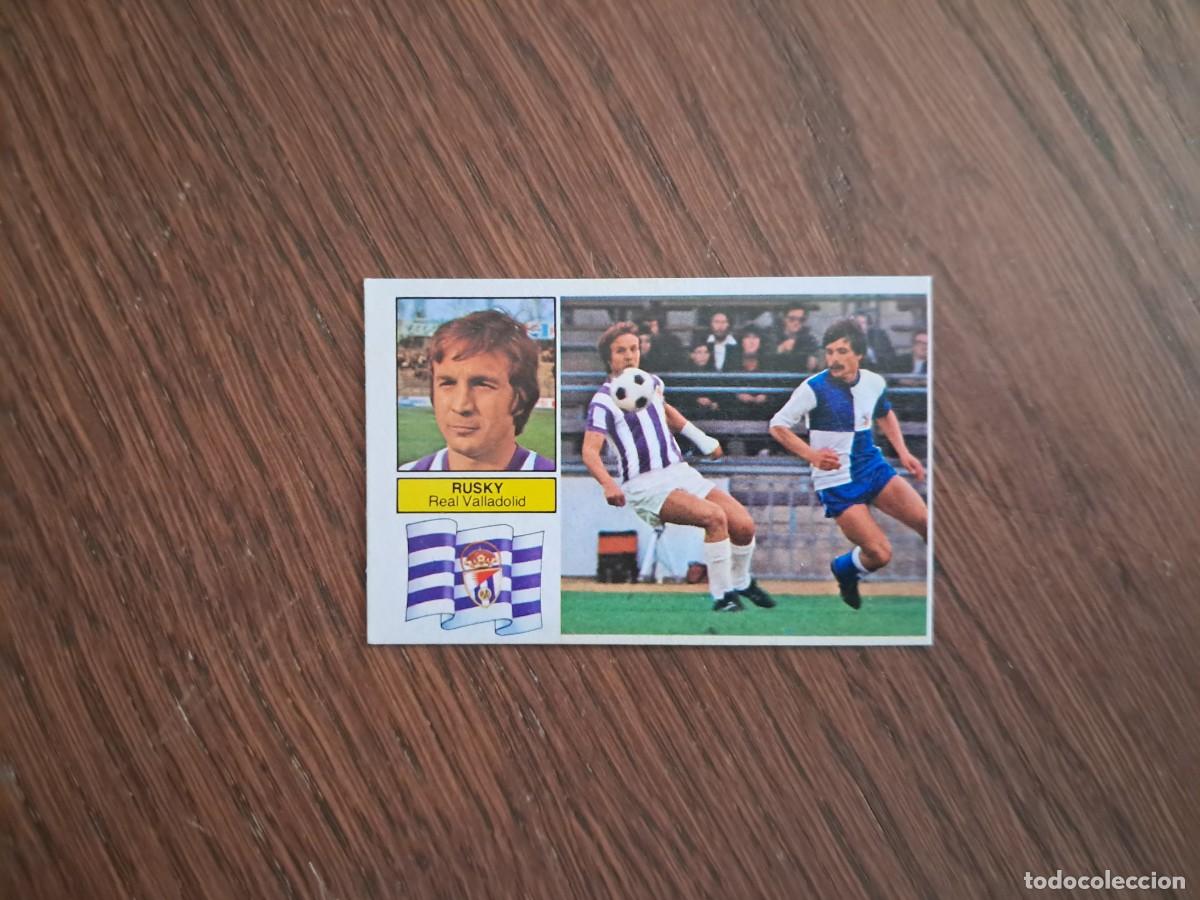 Cromos de f&uacute;tbol: cromo de futbol, edic. Este, liga 82-83, Rusky, Real Valladolid. sin pegar