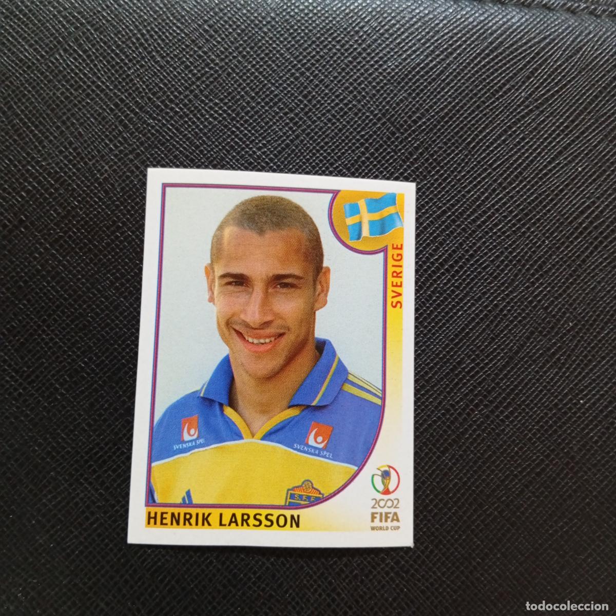 Cromos de f&uacute;tbol: 454 HENRIK LARSSON SUECIA PANINI 2002 MUNDIAL KOREA FUTBOL 02 CROMO - SIN PEGAR - A59 PG397