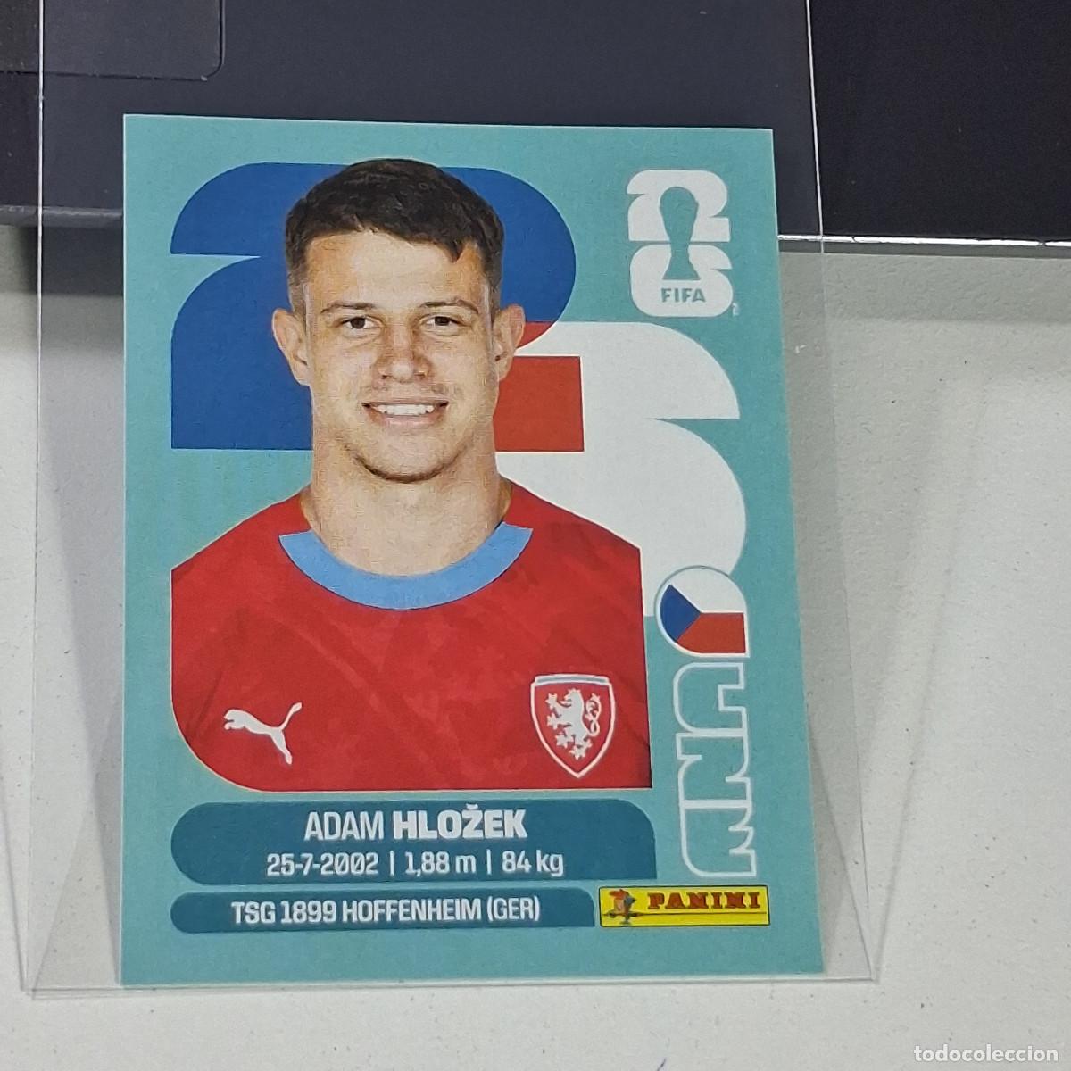 Cromos de f&uacute;tbol: B33 CZE19 ADAM HLOŽEK 19 REP&Uacute;BLICA CHECA CHEQUIA CZE MUNDIAL FIFA WORLD CUP 2026 STICKER PANINI