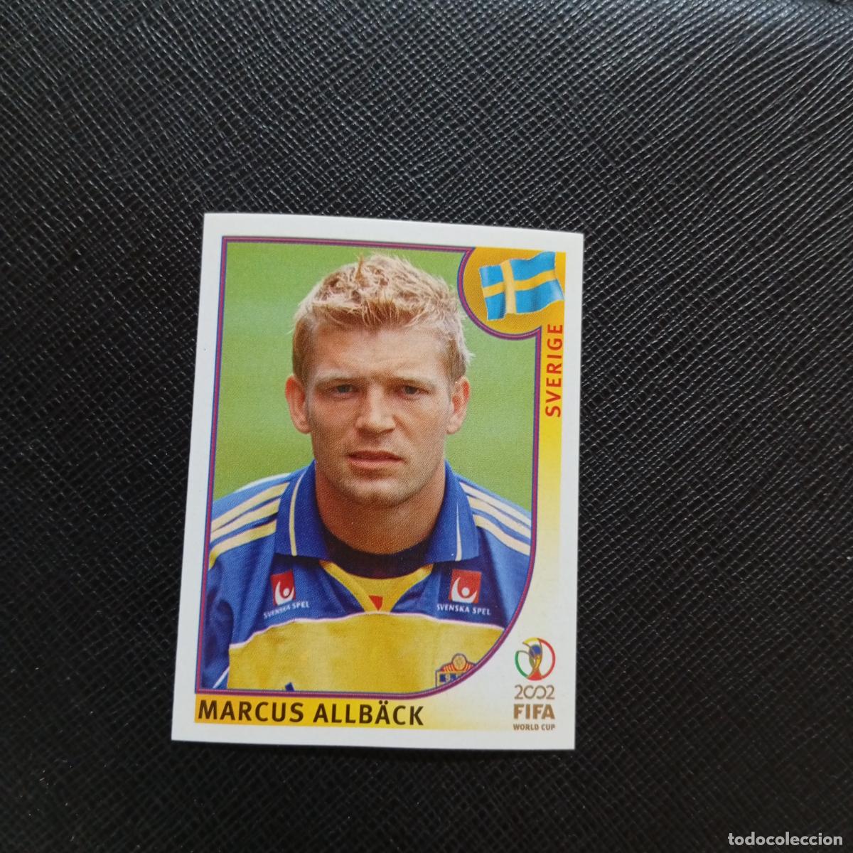 Cromos de f&uacute;tbol: 455 MARCUS ALLBACK SUECIA PANINI 2002 MUNDIAL KOREA FUTBOL 02 CROMO - SIN PEGAR - A59 PG397