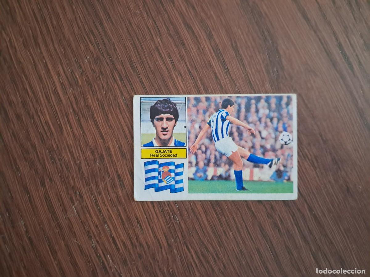 Cromos de f&uacute;tbol: cromo de futbol, edic. Este, liga 82-83, Gajate, Real Sociedad. sin pegar