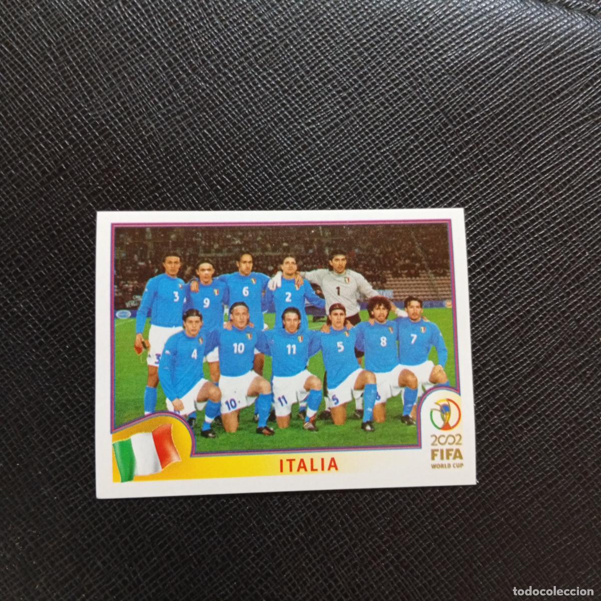 Cromos de f&uacute;tbol: 457 ALINEACION ITALIA PANINI 2002 MUNDIAL KOREA FUTBOL 02 CROMO - SIN PEGAR - A59 PG397