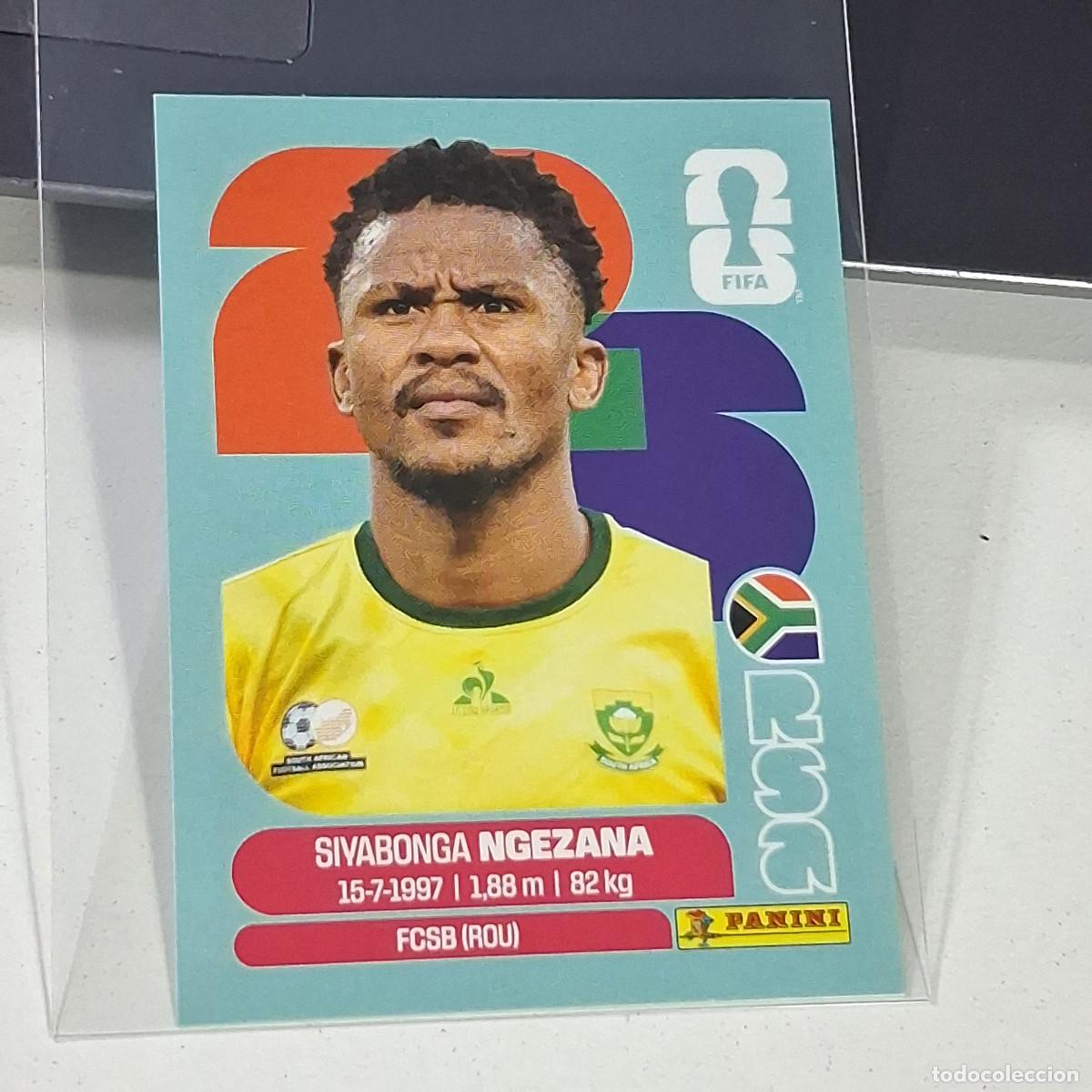 Cromos de f&uacute;tbol: B33 RSA 8 RSA8 SIYABONGA NGEZANA SUDAFRICA SOUTH AFRIKA MUNDIAL FIFA WORLD CUP 2026 STICKER PANINI