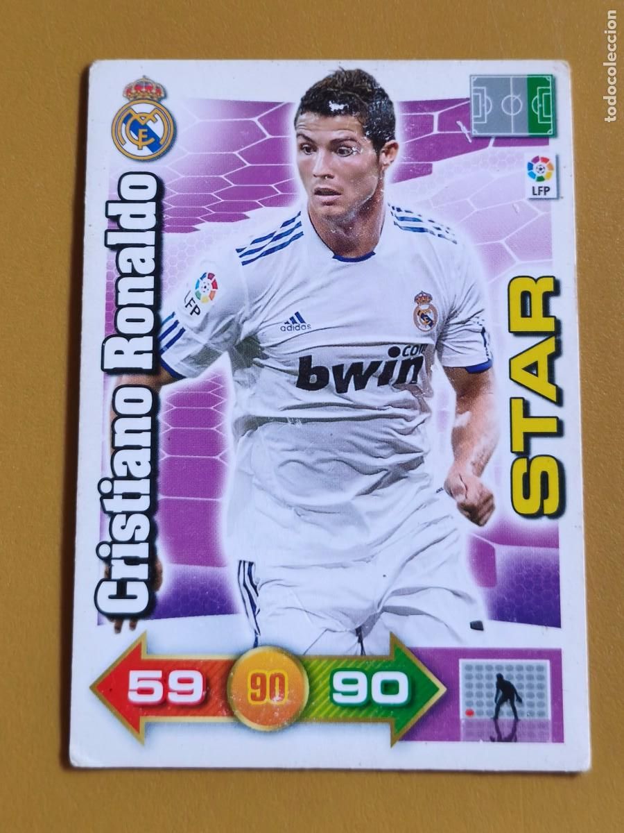 Cromos de f&uacute;tbol: cristiano ronaldo, 2010 11 star