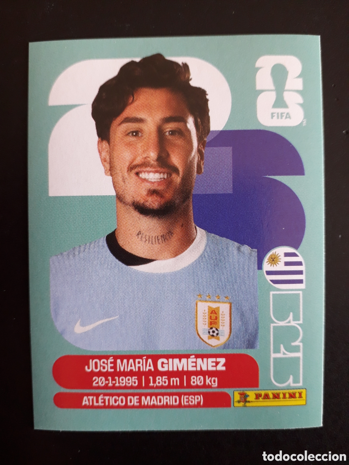 Cromos de f&uacute;tbol: GIM&Eacute;NEZ URUGUAY URU 5 MUNDIAL F&Uacute;TBOL 2026 FIFA WORLD CUP PANINI SIN PEGAR PEDIDO M&Iacute;NIMO 3&euro;