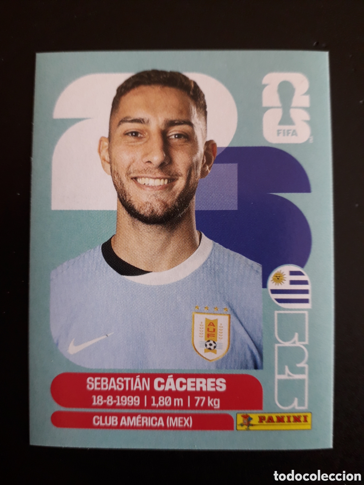 Cromos de f&uacute;tbol: C&Aacute;CERES URUGUAY URU 6 MUNDIAL F&Uacute;TBOL 2026 FIFA WORLD CUP PANINI SIN PEGAR PEDIDO M&Iacute;NIMO 3&euro;.