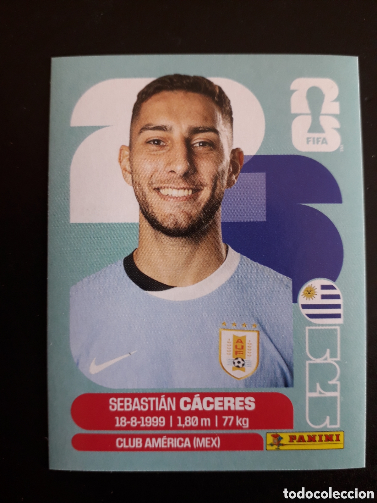 Football Stickers: C&Aacute;CERES URUGUAY URU 6 MUNDIAL F&Uacute;TBOL 2026 FIFA WORLD CUP PANINI SIN PEGAR PEDIDO M&Iacute;NIMO 3&euro;.