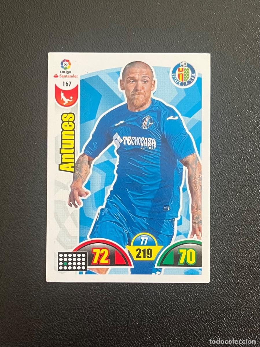 Cromos de f&uacute;tbol: 167 ANTUNES GETAFE CF ADRENALYN 2017 2018 CROMO PANINI LA LIGA SANTANDER 17 18