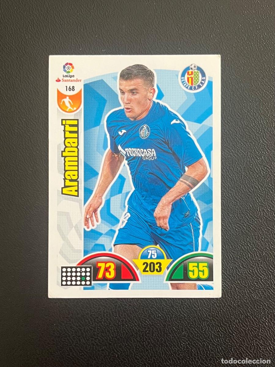 Cromos de f&uacute;tbol: 168 ARAMBARRI GETAFE CF ADRENALYN 2017 2018 CROMO PANINI LA LIGA SANTANDER 17 18